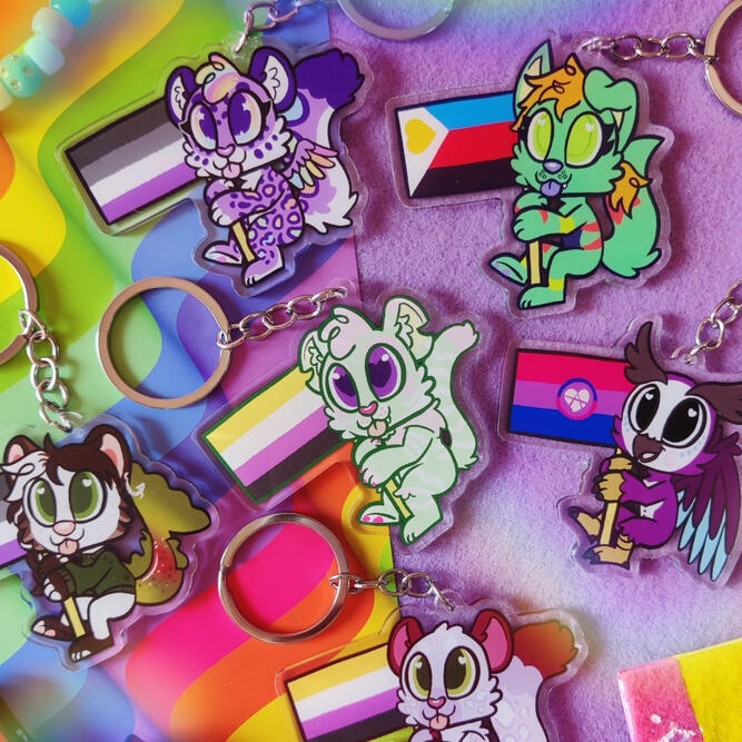 YCH keychains