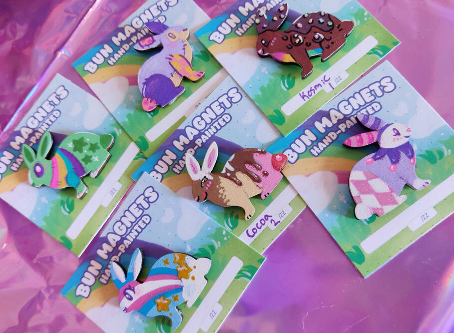 Original painted magnets